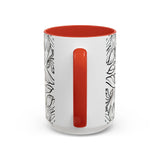 Heart Scan Accent Coffee Mug (15oz)