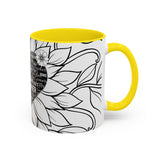 Sonographer Heart Accent Coffee Mug (11, 15oz)