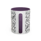 Heart Scan Accent Coffee Mug (15oz)