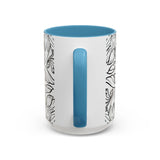 Heart Scan Accent Coffee Mug (15oz)