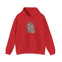 Anatomical Heart Chambers Unisex Heavy Blend™ Hooded Sweatshirt