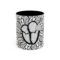 Heart Scan Accent Coffee Mug (15oz)