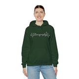 Sonography EKG Probe/Heart Unisex Heavy Blend™ Hooded Sweatshirt