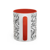 Heart Scan Accent Coffee Mug (15oz)