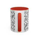 Heart Scan Accent Coffee Mug (15oz)