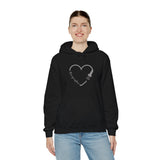 Sonographer Heart Unisex Heavy Blend™ Hooded Sweatshirt