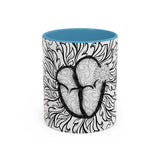 Heart Scan Accent Coffee Mug (15oz)