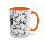 Sonographer Heart Accent Coffee Mug (11, 15oz)