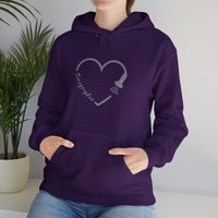 Sonographer Heart Unisex Heavy Blend™ Hooded Sweatshirt