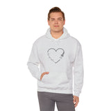 Sonographer Heart Unisex Heavy Blend™ Hooded Sweatshirt