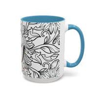 Heart Scan Accent Coffee Mug (15oz)