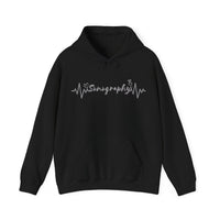 Sonography EKG Probe/Heart Unisex Heavy Blend™ Hooded Sweatshirt