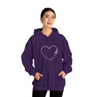 Sonographer Heart Unisex Heavy Blend™ Hooded Sweatshirt