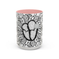 Heart Scan Accent Coffee Mug (15oz)