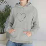 Sonographer Scan Heart Unisex Heavy Blend™ Hooded Sweatshirt