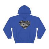 Sonographer Heart Unisex Heavy Blend™ Hooded Sweatshirt