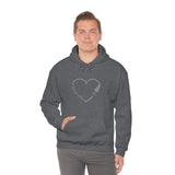 Sonographer Scan Heart Unisex Heavy Blend™ Hooded Sweatshirt