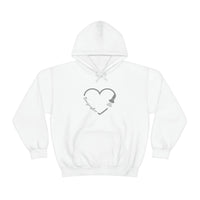 Sonographer Scan Heart Unisex Heavy Blend™ Hooded Sweatshirt