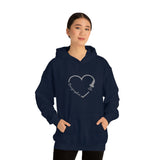 Sonographer Scan Heart Unisex Heavy Blend™ Hooded Sweatshirt