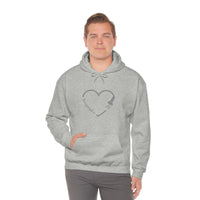 Sonographer Scan Heart Unisex Heavy Blend™ Hooded Sweatshirt