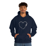 Sonographer Scan Heart Unisex Heavy Blend™ Hooded Sweatshirt