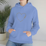 Sonographer Scan Heart Unisex Heavy Blend™ Hooded Sweatshirt