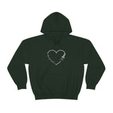 Sonographer Scan Heart Unisex Heavy Blend™ Hooded Sweatshirt