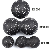 2 in 1 Massage Foam Roller Fitness Ball for Deep Tissue Exercise Massage Tool for Home, Gym, Yoga