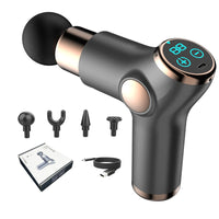 Massage Gun Deep Tissue Percussion Mini LCD 32 Speeds Muscle Massager Pain Relief Body Relax Fitness