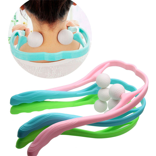 Pressure Point Therapy Neck Massager Relieve Hand Roller Massage