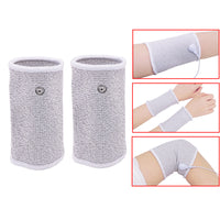 Therapy Bracers Conductive Wrist Electrode Massage Wristband for Digital Therapy Machine Ems TENS Unit Body Massager Health Care