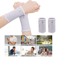 Therapy Bracers Conductive Wrist Electrode Massage Wristband for Digital Therapy Machine Ems TENS Unit Body Massager Health Care