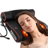 Electric Neck Relaxation Massage Pillow Infrared Therapy Shiatsu Massager