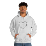 Sonographer Scan Heart Unisex Heavy Blend™ Hooded Sweatshirt