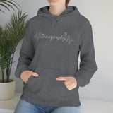 Sonography EKG Probe/Heart Unisex Heavy Blend™ Hooded Sweatshirt