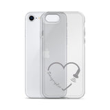 Sonographer Heart Probe Clear Case for iPhone®