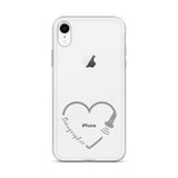 Sonographer Heart Clear Case for iPhone®