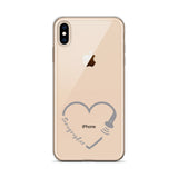 Sonographer Heart Clear Case for iPhone®