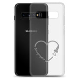 Sonographer Heart Scan Clear Case for Samsung®