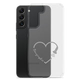 Sonographer Heart Scan Clear Case for Samsung®