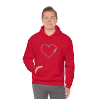 Sonographer Scan Heart Unisex Heavy Blend™ Hooded Sweatshirt