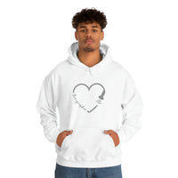 Sonographer Scan Heart Unisex Heavy Blend™ Hooded Sweatshirt