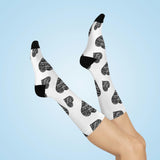 Sonographer Heart Crew Socks