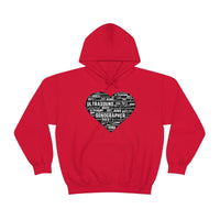 Sonographer Heart Unisex Heavy Blend™ Hooded Sweatshirt