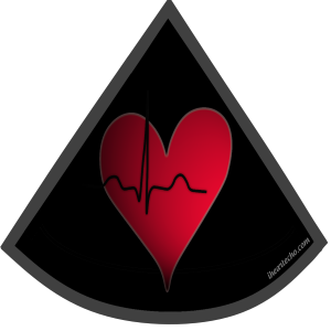 Echomoji™ Sticker - Heart Sector ECG