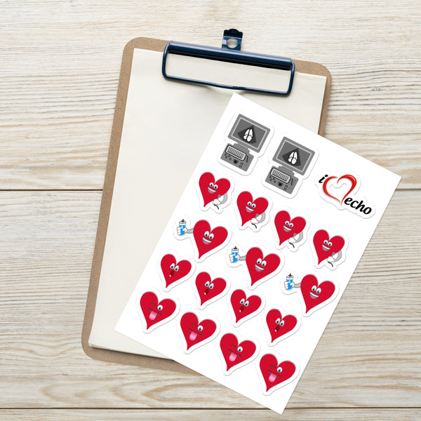 Echomoji™ Cardiac US Sticker Sheet