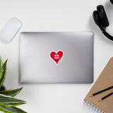 Echomoji™ Sticker - Heart Zipper Mouth