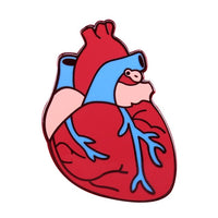 Anatomical Heart Pins