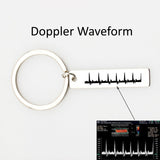Doppler Ultrasound Custom Keychain